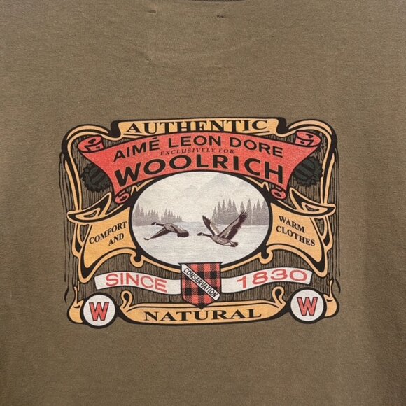 Aime Leon Dore ALD x Woolrich Heritage Long Sleeve Tee - Picture 4 of 8